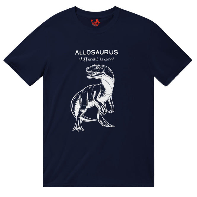 European And American Allosaurus Dinosaur Unisex T-shirt Digital Printing