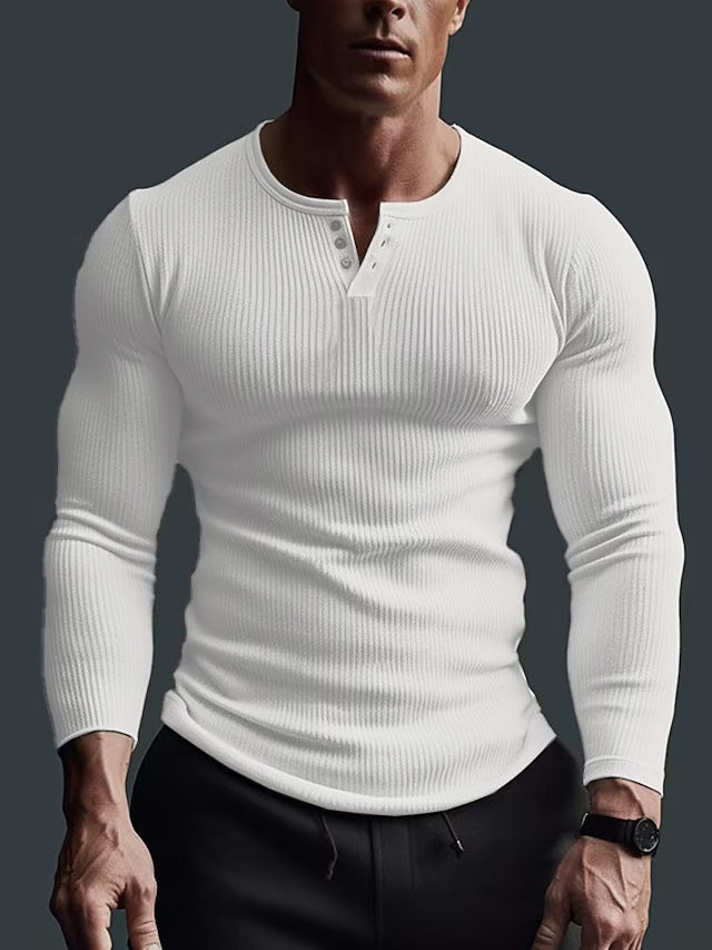 Fitness High Elastic Bottoming Shirt European And American V-neck Solid Color