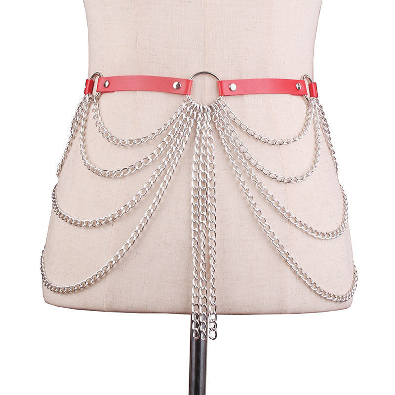 European And American PU Decoration Belt Multi-layer