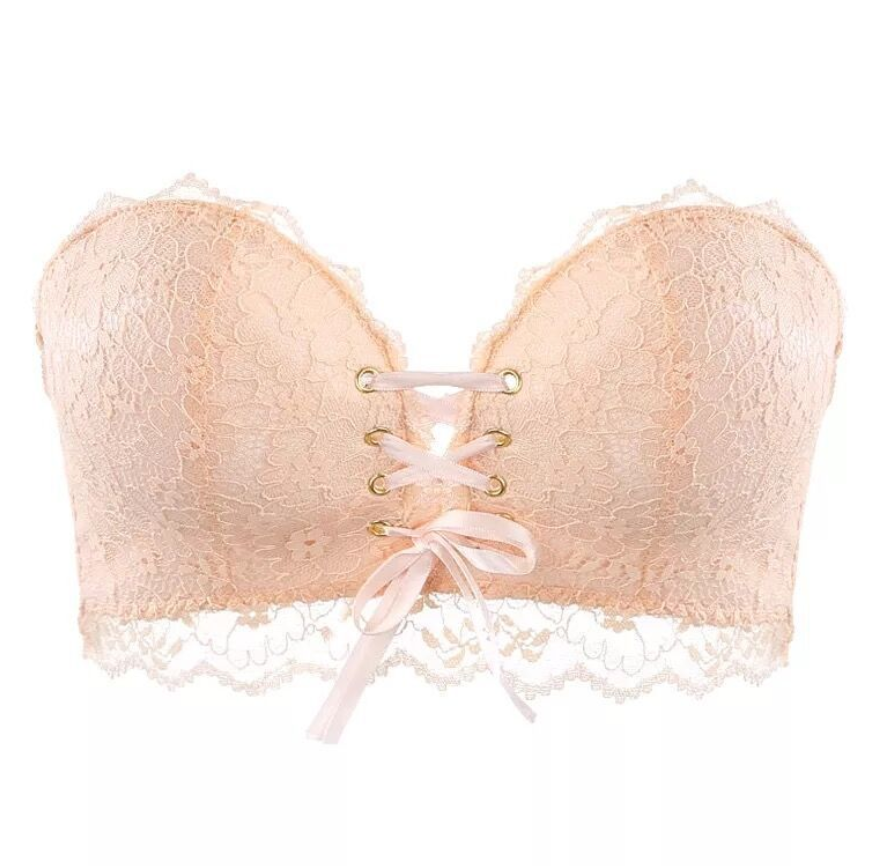 No steel ring bra wedding dress