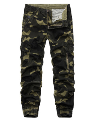 Camouflage casual pants Foreign trade men's leg pants fashion wild trousers