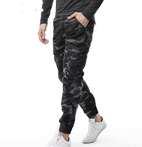 Camouflage casual pants Foreign trade men's leg pants fashion wild trousers