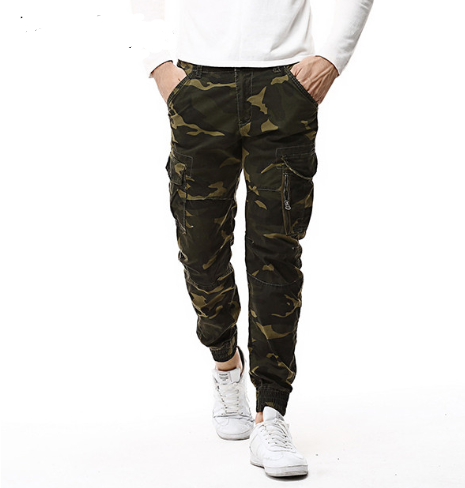 Camouflage casual pants Foreign trade men's leg pants fashion wild trousers