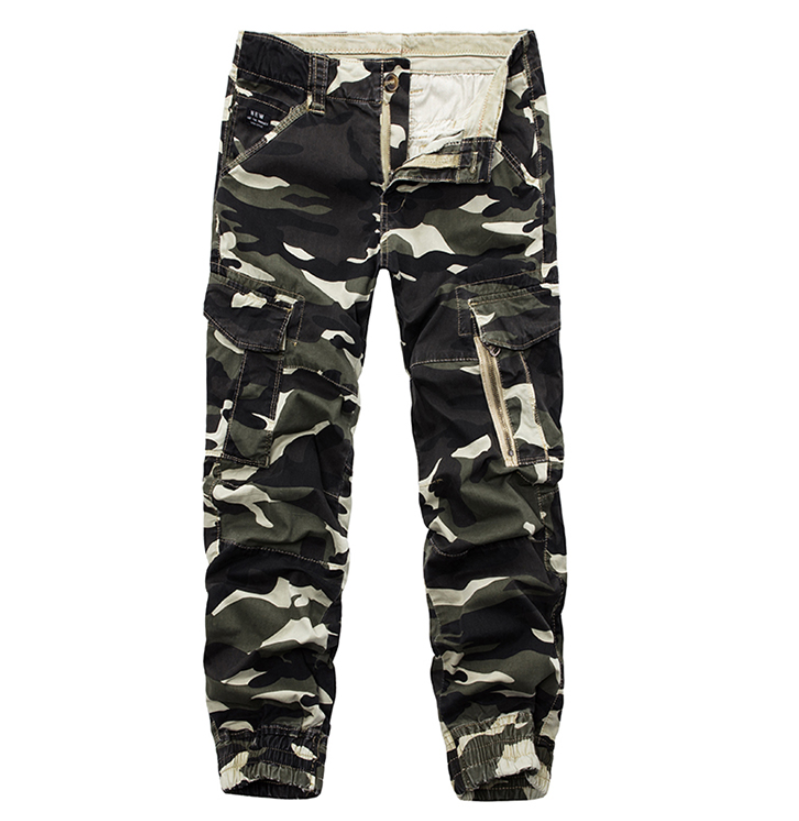 Camouflage casual pants Foreign trade men's leg pants fashion wild trousers