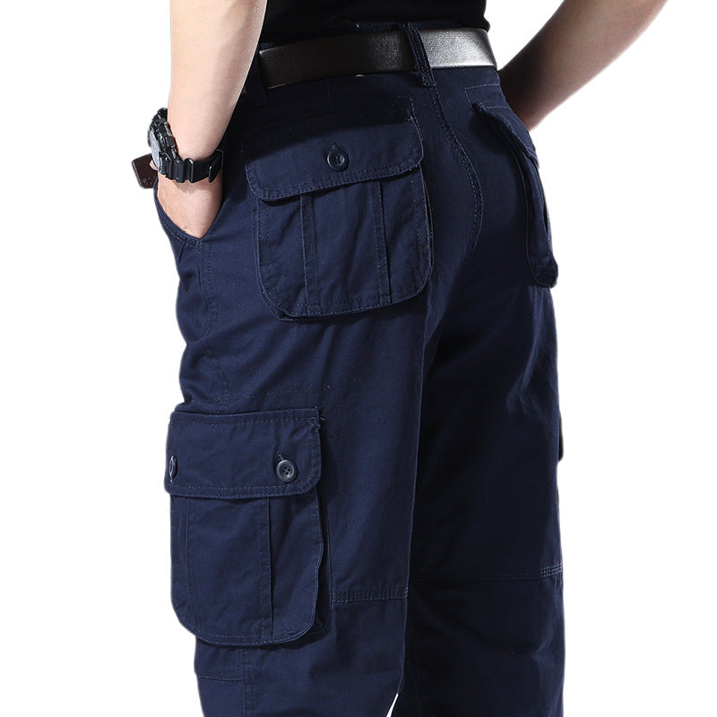 Men's Fashion Casual Multi-pocket Loose Wear-resistant Work Pants