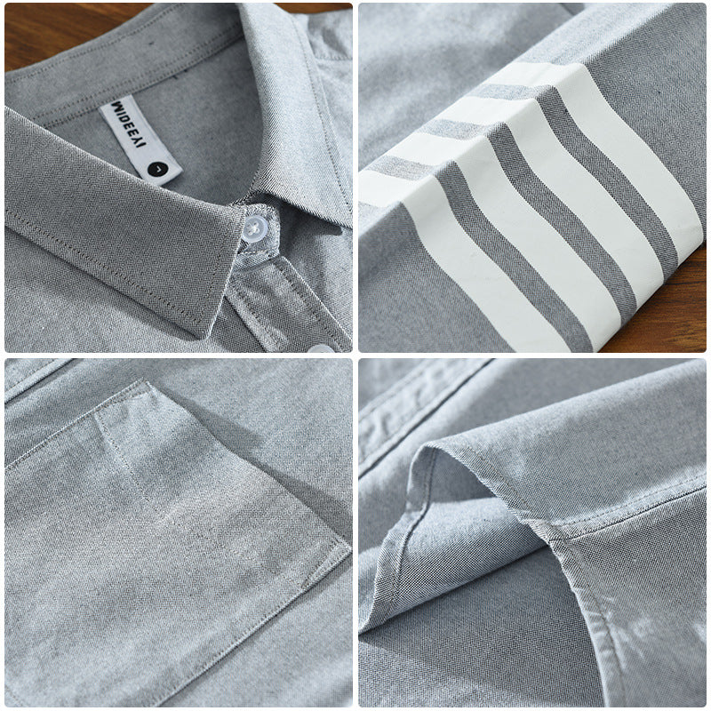 Shirt Casual Stripe Loose Multicolor