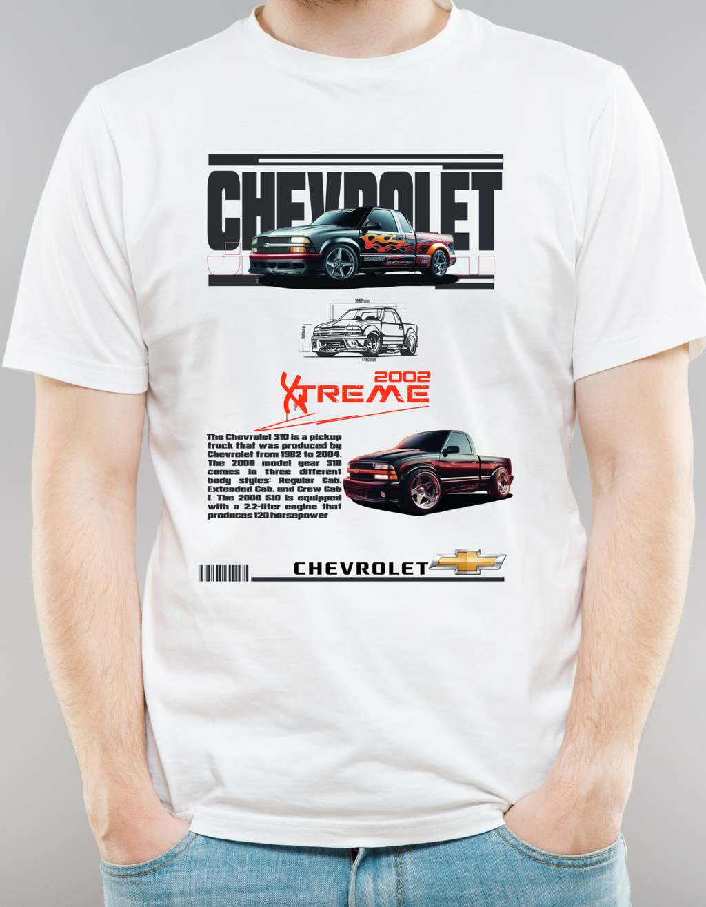 Custom Printed Shirts: Chevrolet Xtreme 2002