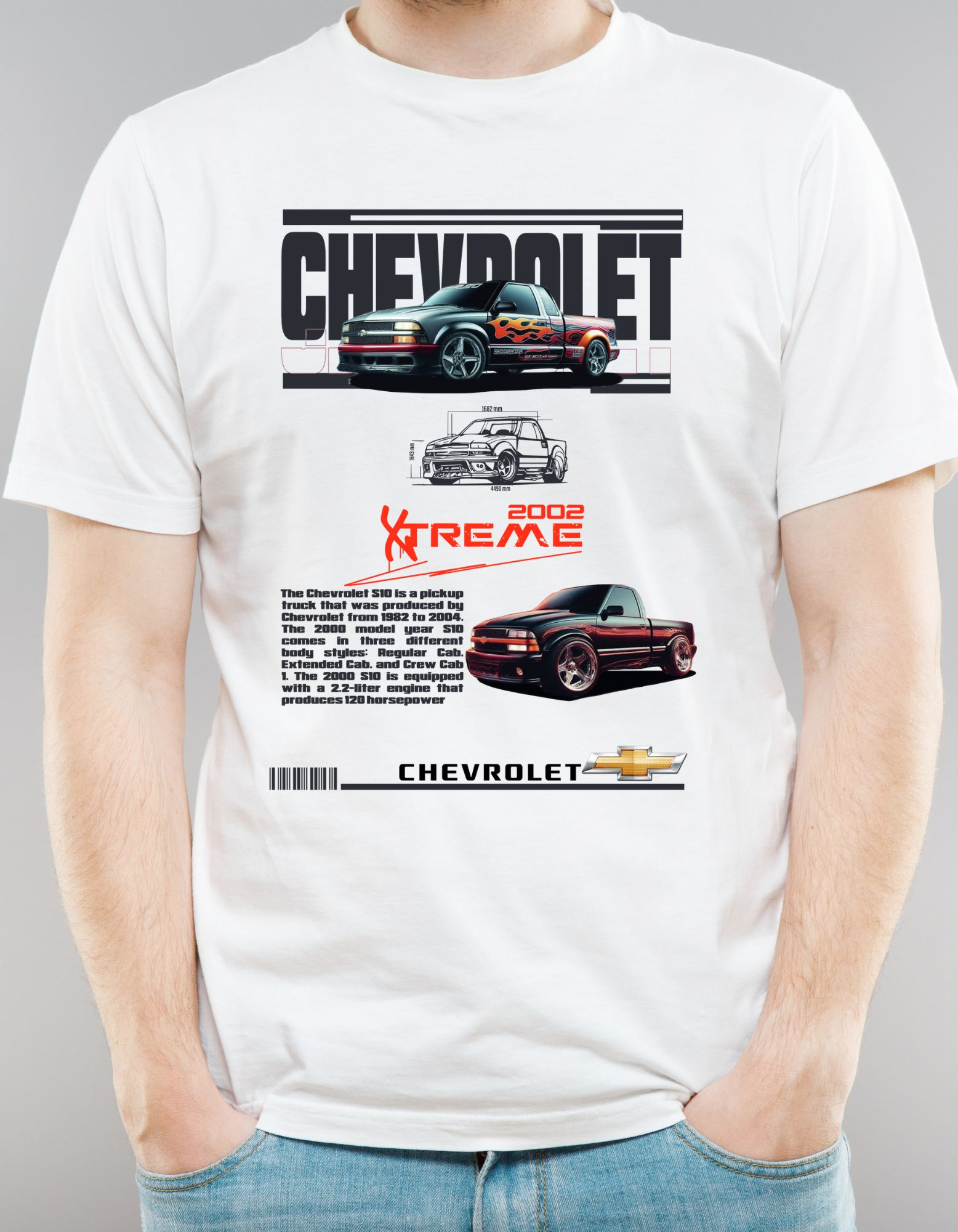 Custom Printed Shirts: Chevrolet Xtreme 2002