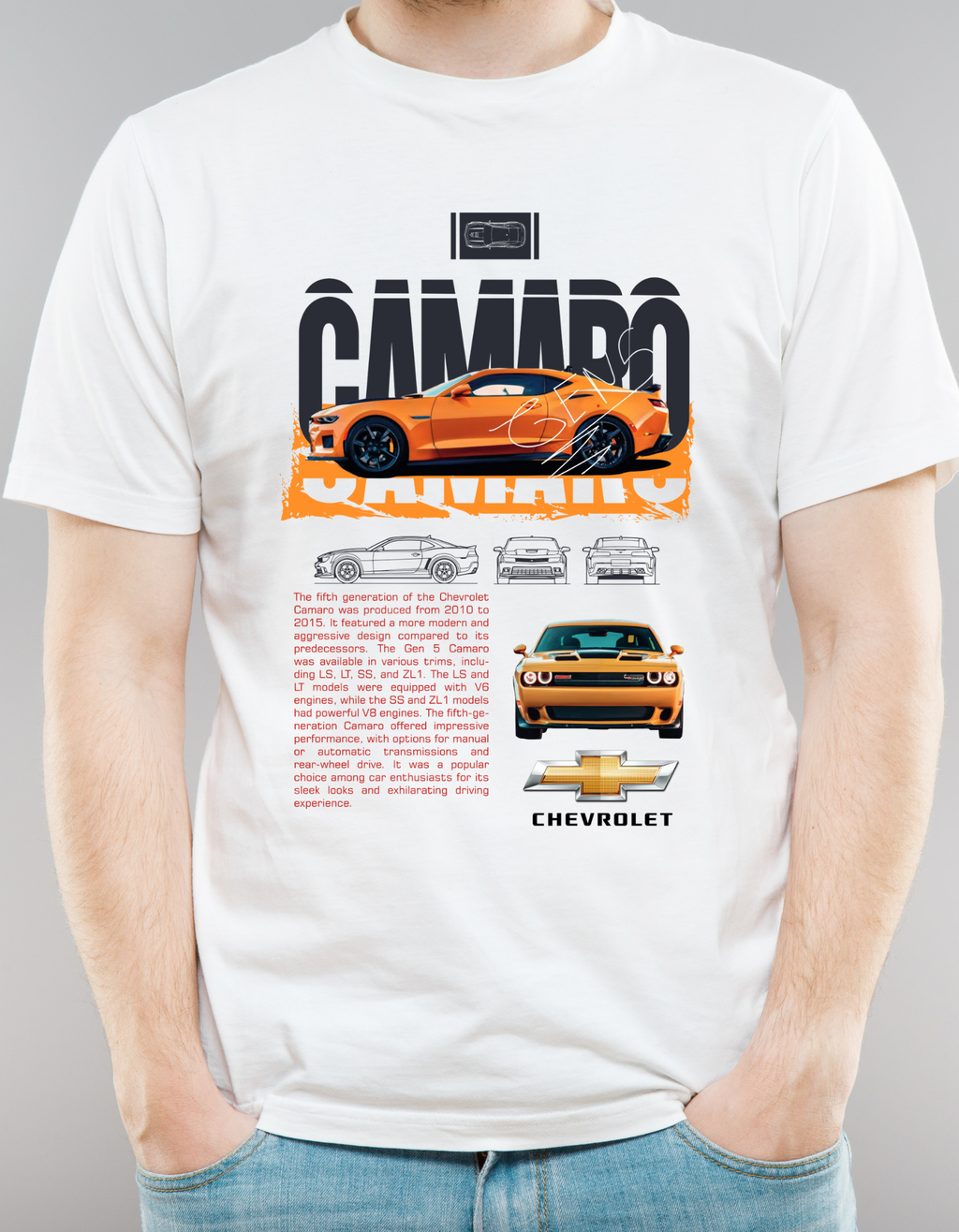 Custom Printed Shirts: Chevrolet Camaro