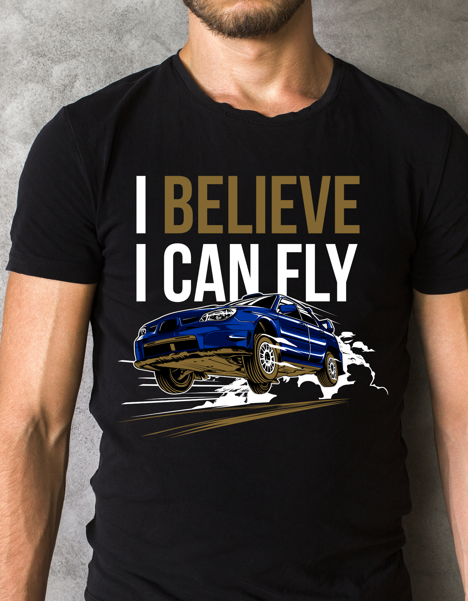 Custom Printed Shirts: I Believe I Can Fly