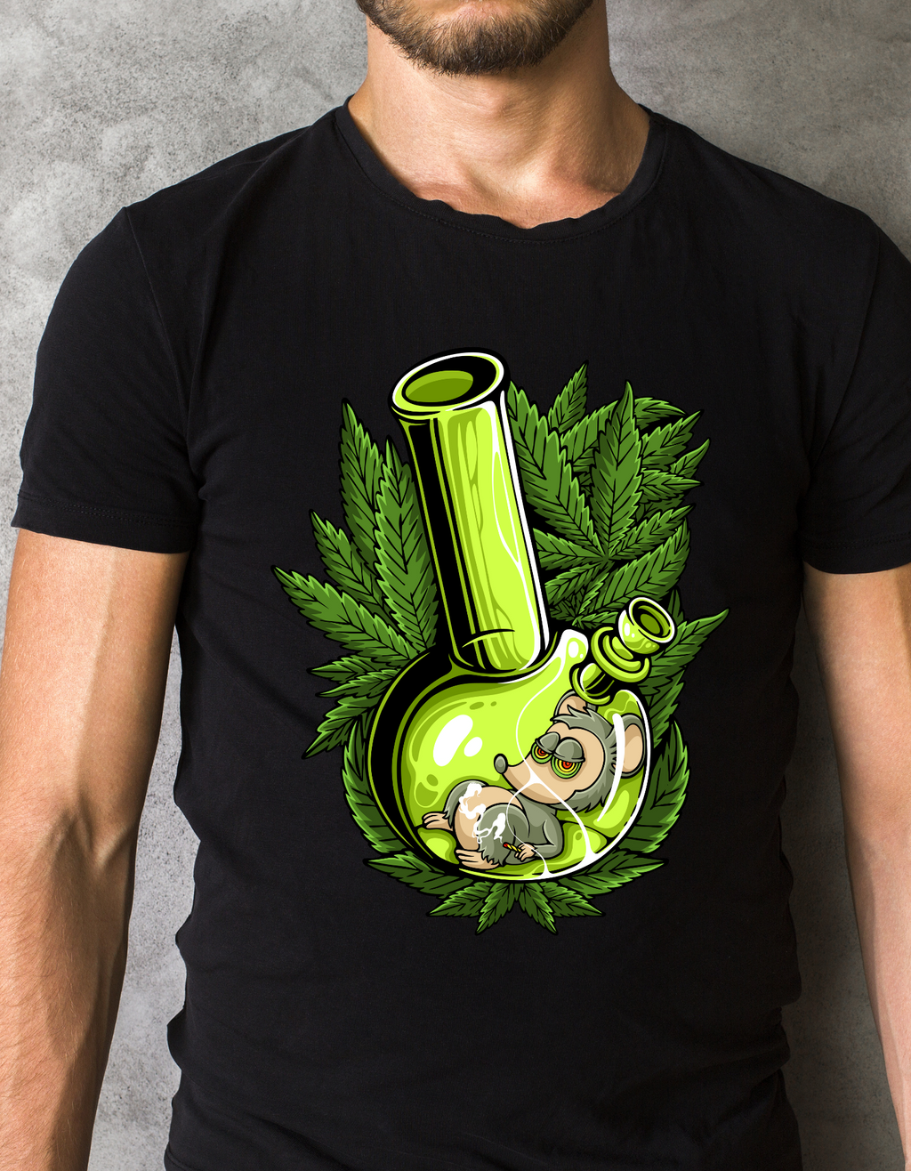 Custom Printed Shirt: HIgh Monkey