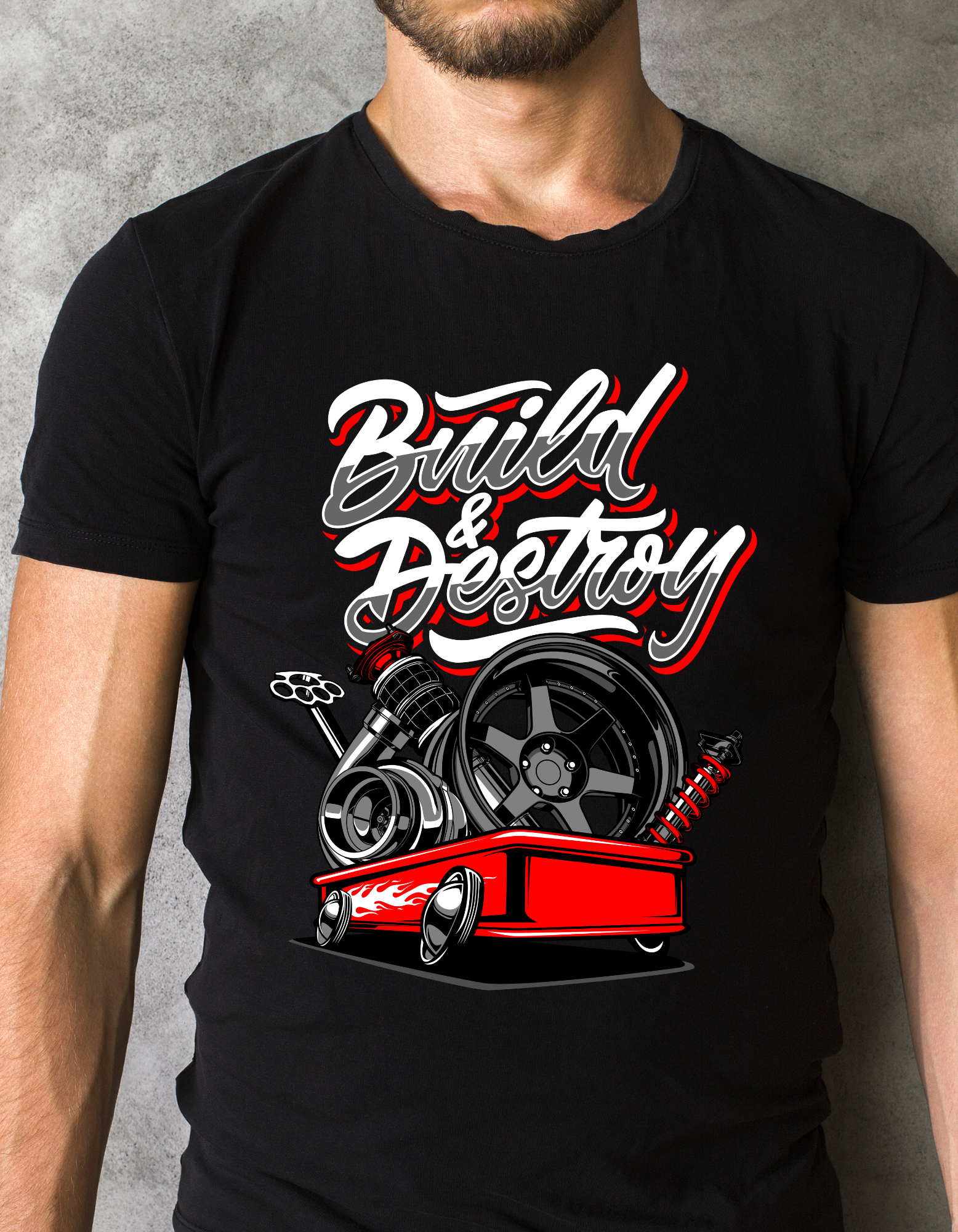 Custom Printed Shirts: Build & Destroy