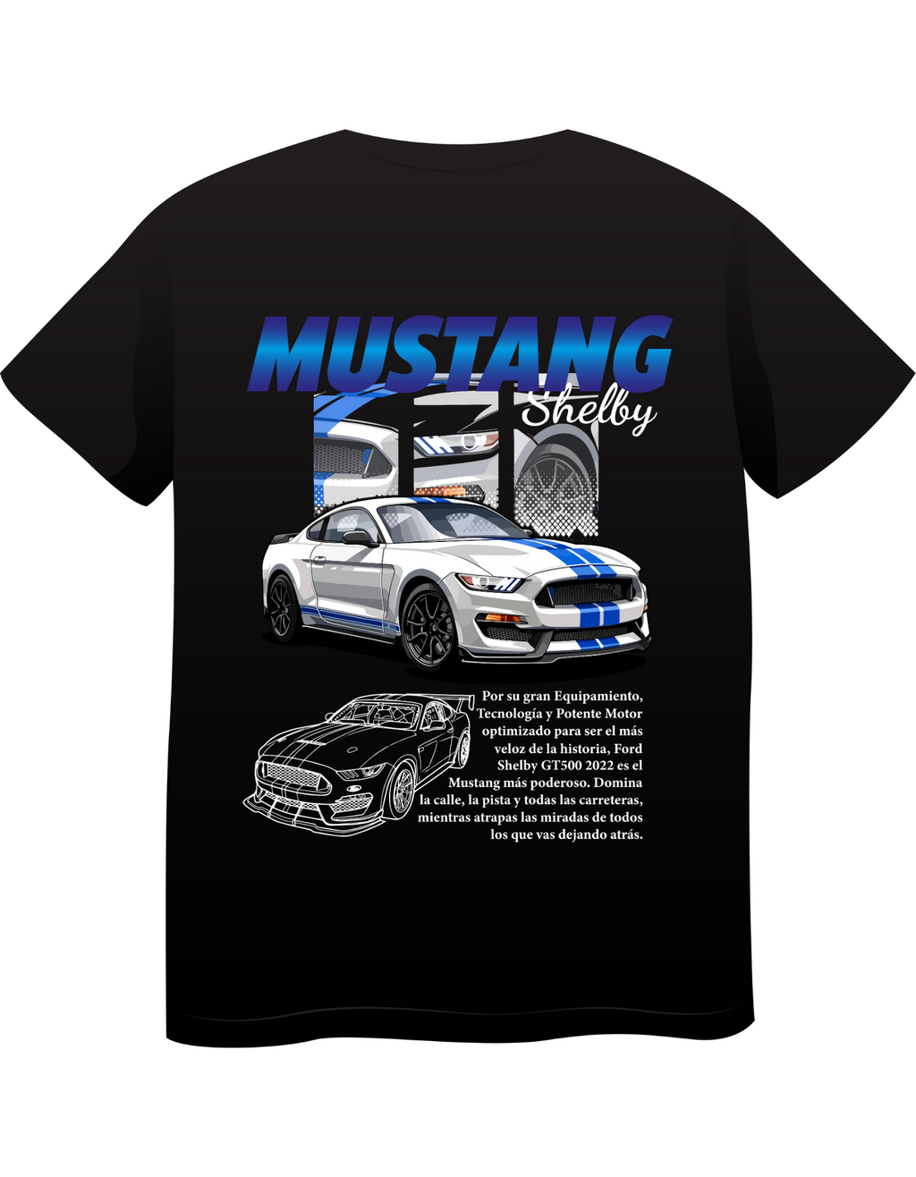 Custom Printed Shirts: Mustang Shelby