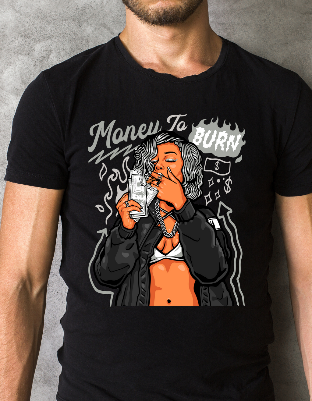 Custom Printed Shirts: Money To Burn