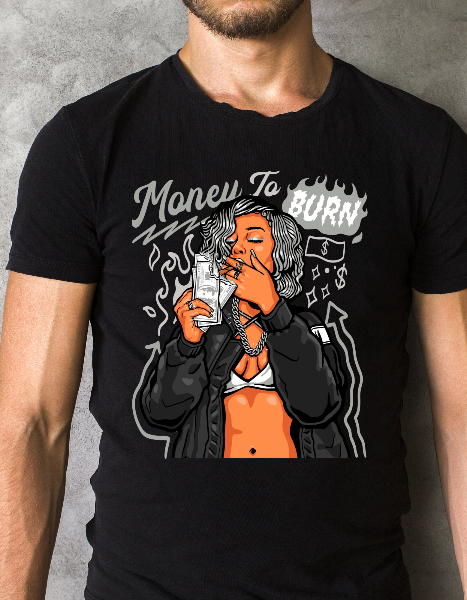 Custom Printed Shirts: Money To Burn