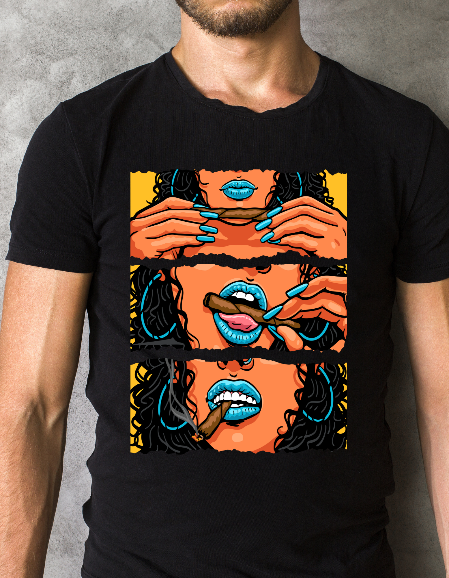 Custom Printed Shirts: Lick The Roll