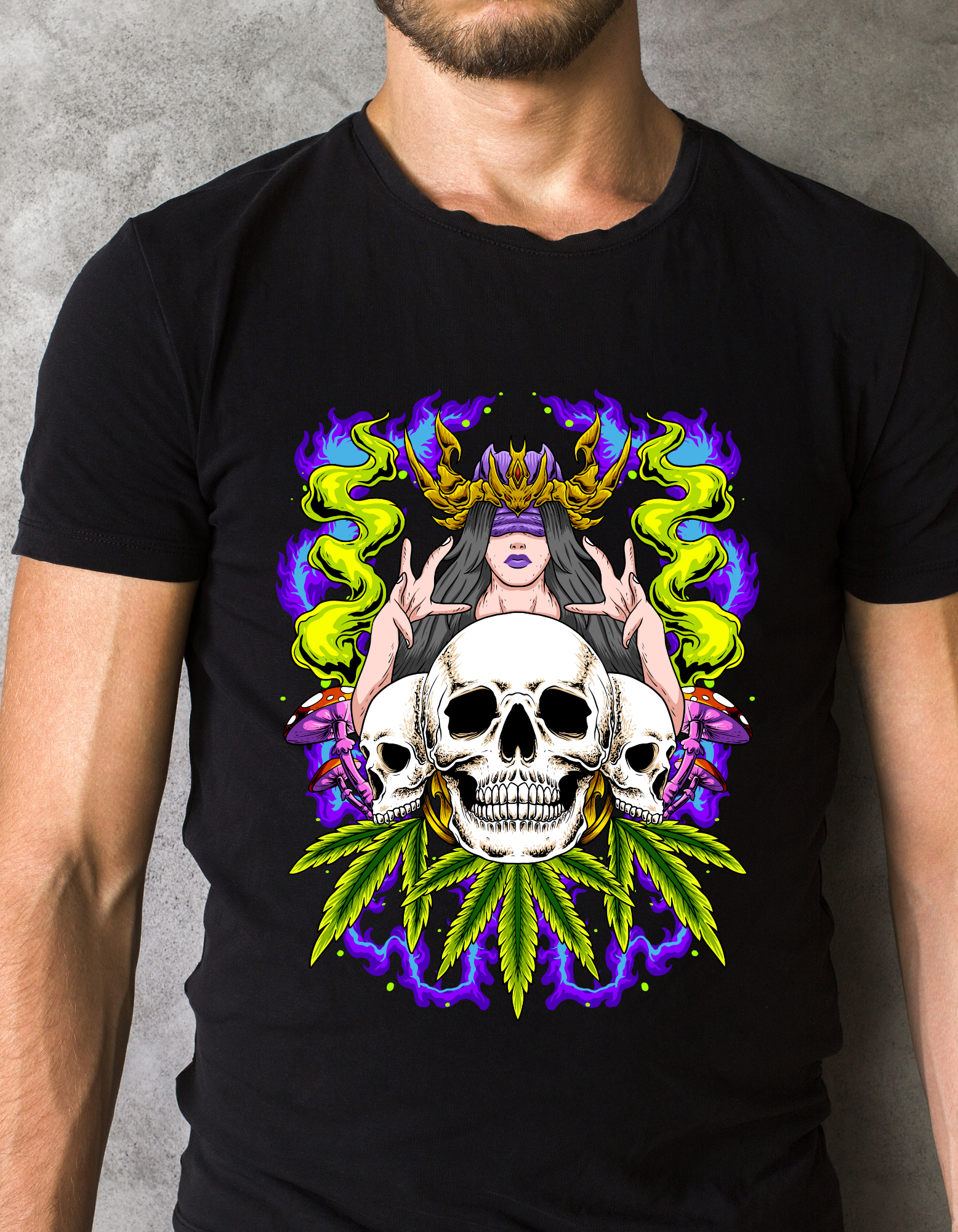 Custom Printed Shirt: Weed Mantra