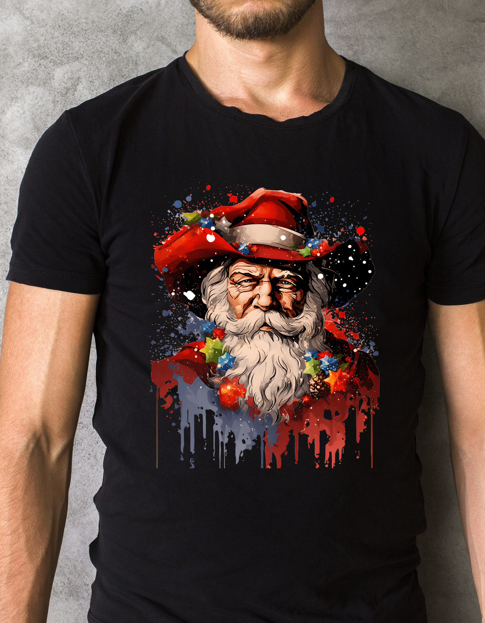 Custom Printed Shirt:  Christmas Father