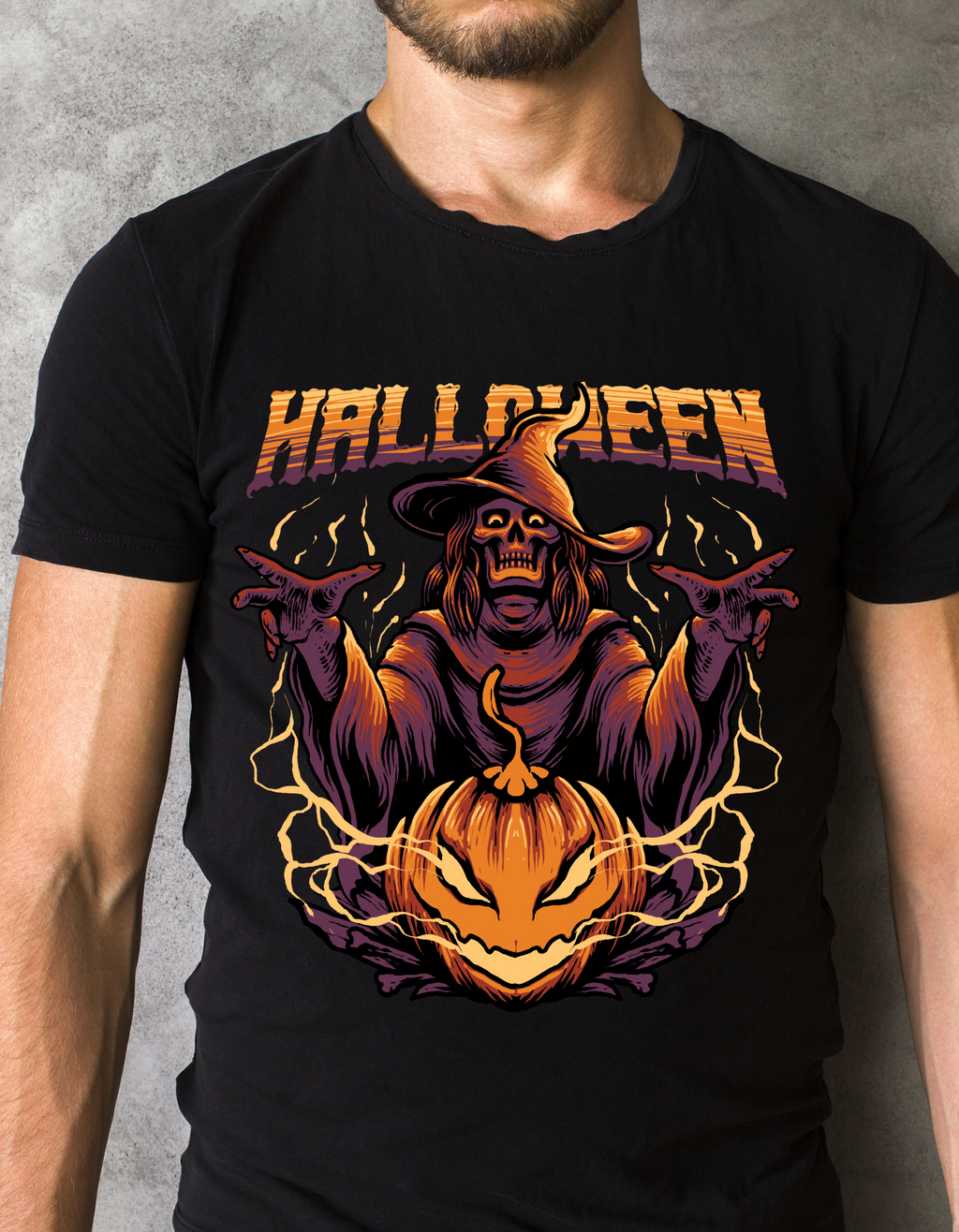 Custom Printed Shirts: Halloween Witch