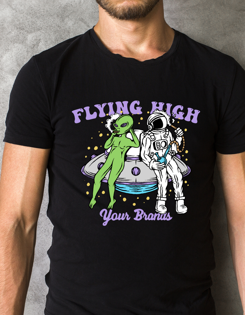 Custom Printed Shirt: Flying High