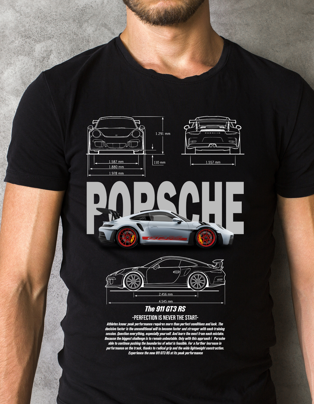 Custom Printed Shirts: Porshe 911