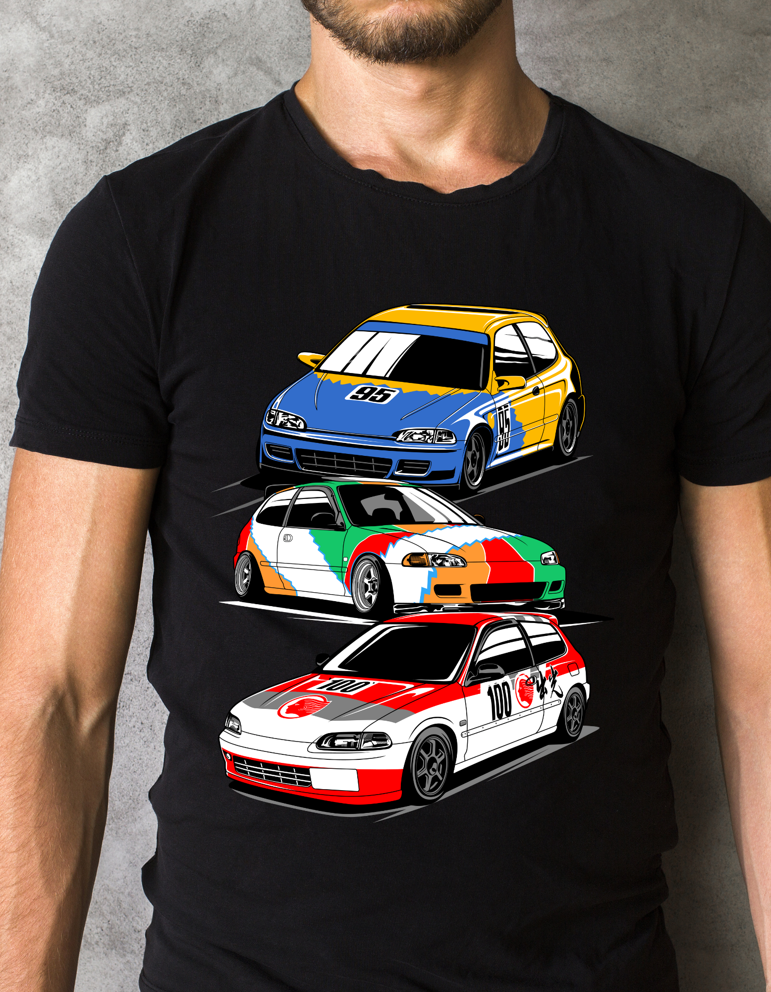 Custom Printed Shirts: T Car Design