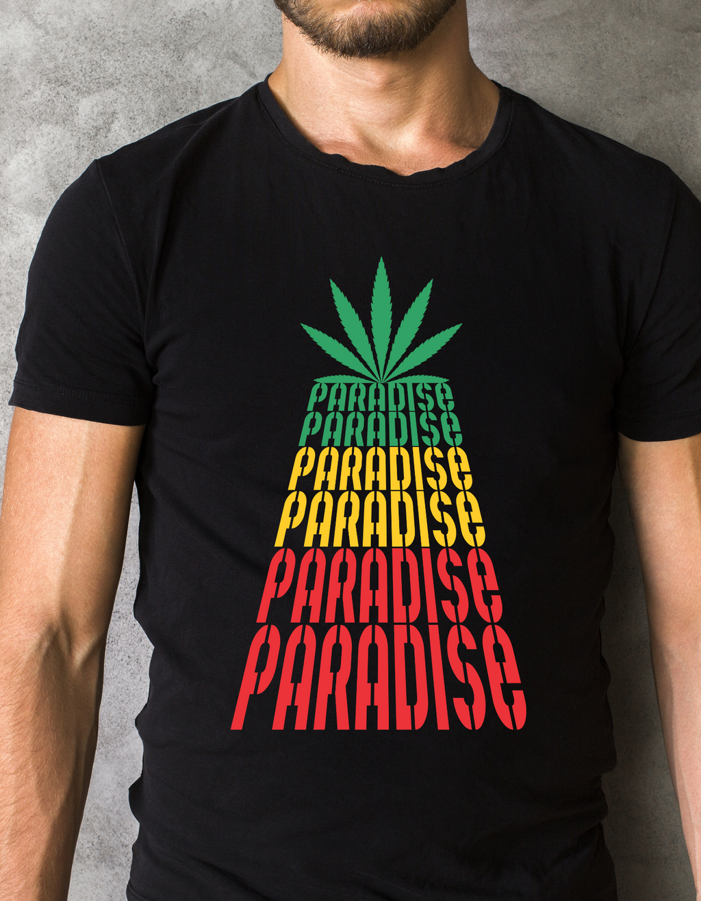 Custom Printed Shirt: High Paradise