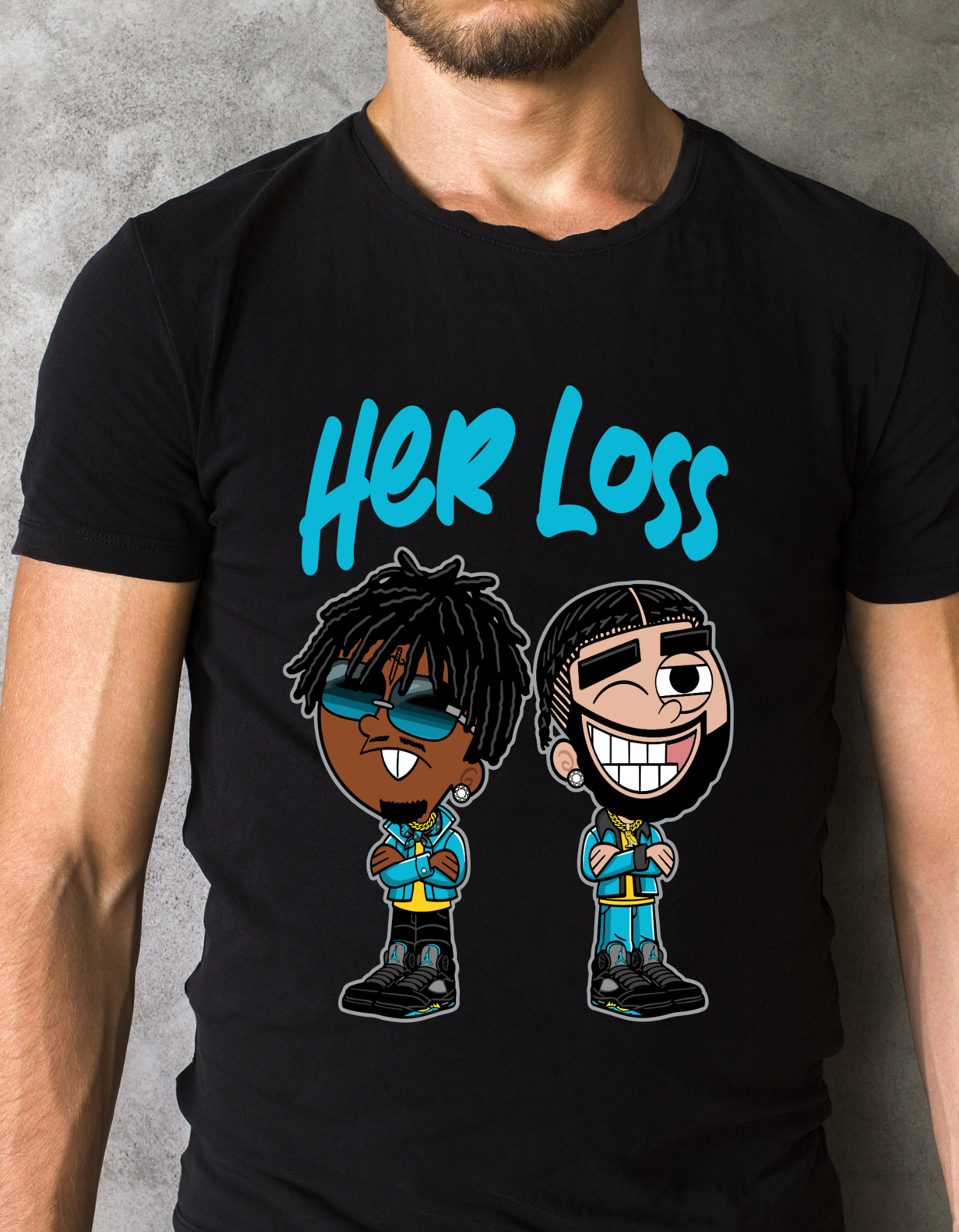 Custom Printed Shirts: Her Loss