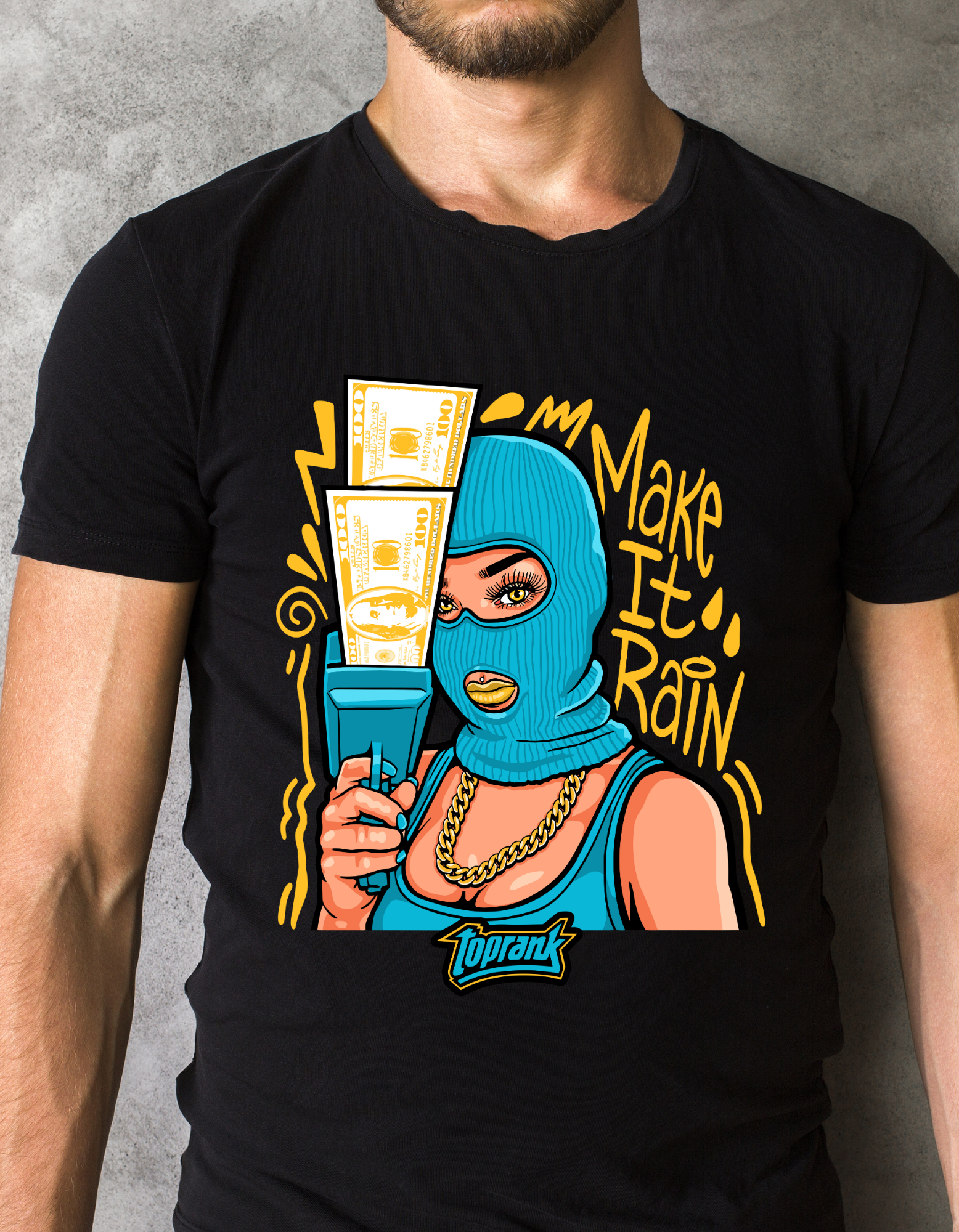 Custom Printed Shirts: Make It Rain