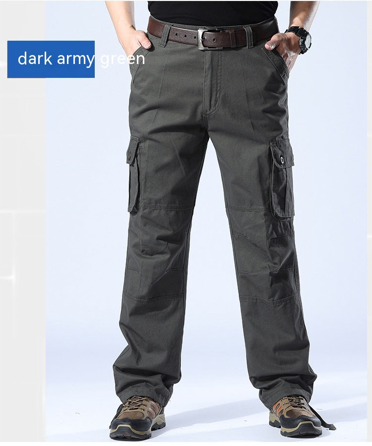 Men's Fashion Casual Multi-pocket Loose Wear-resistant Work Pants