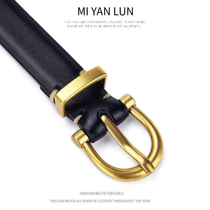 Female Casual Retro Pin Buckle Belt