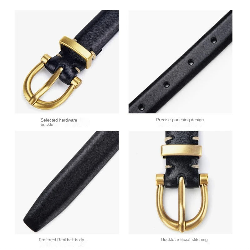 Female Casual Retro Pin Buckle Belt