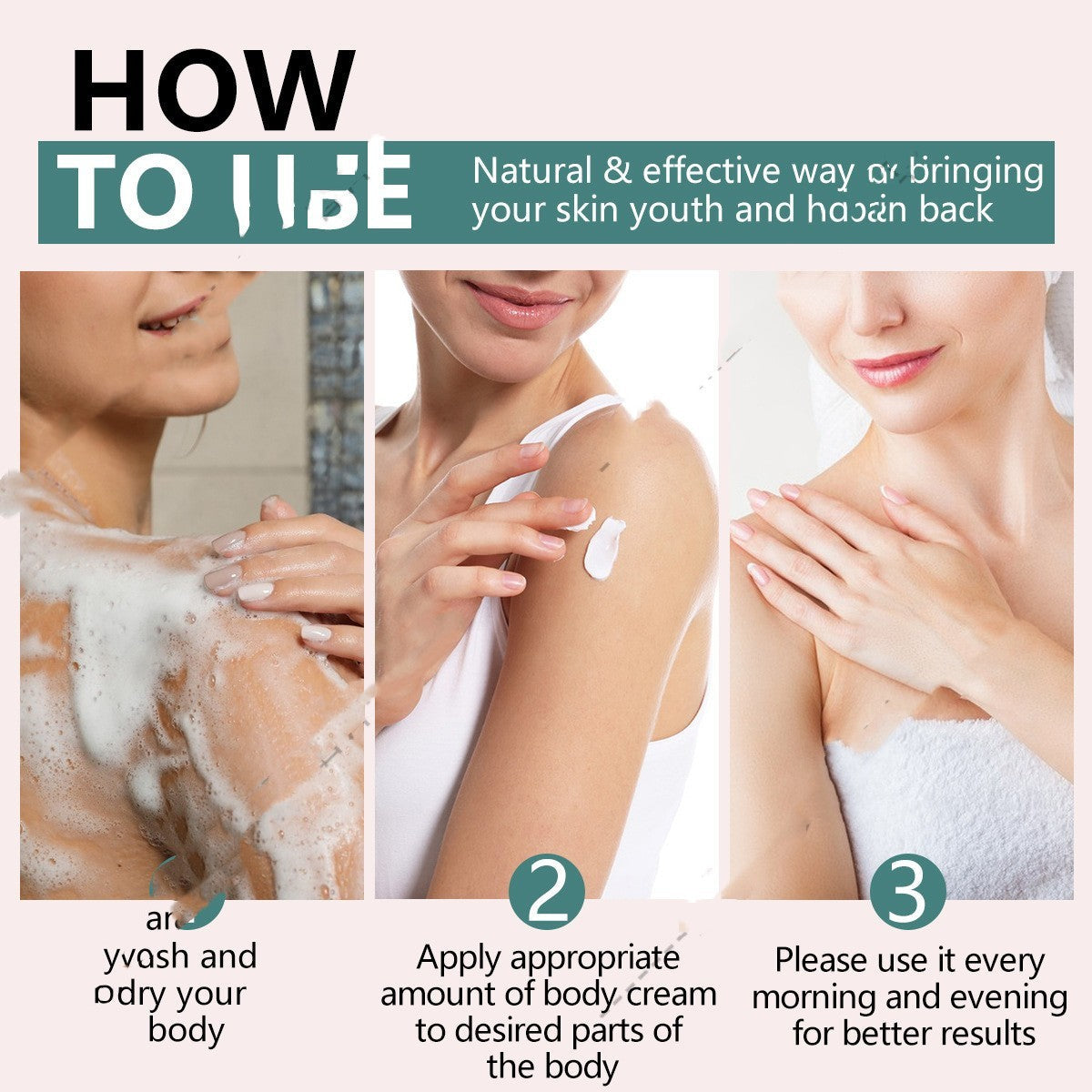 Inkeey - Hyaluronic Acid Body Cream Moisturizing And Anti-chapping