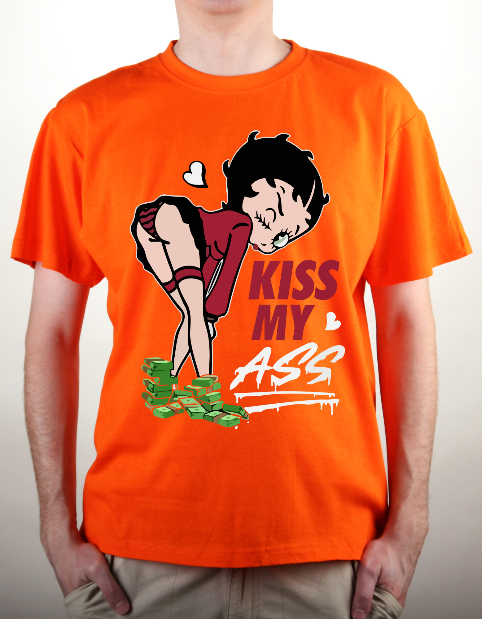 Custom Printed Shirts: Kiss My A$$