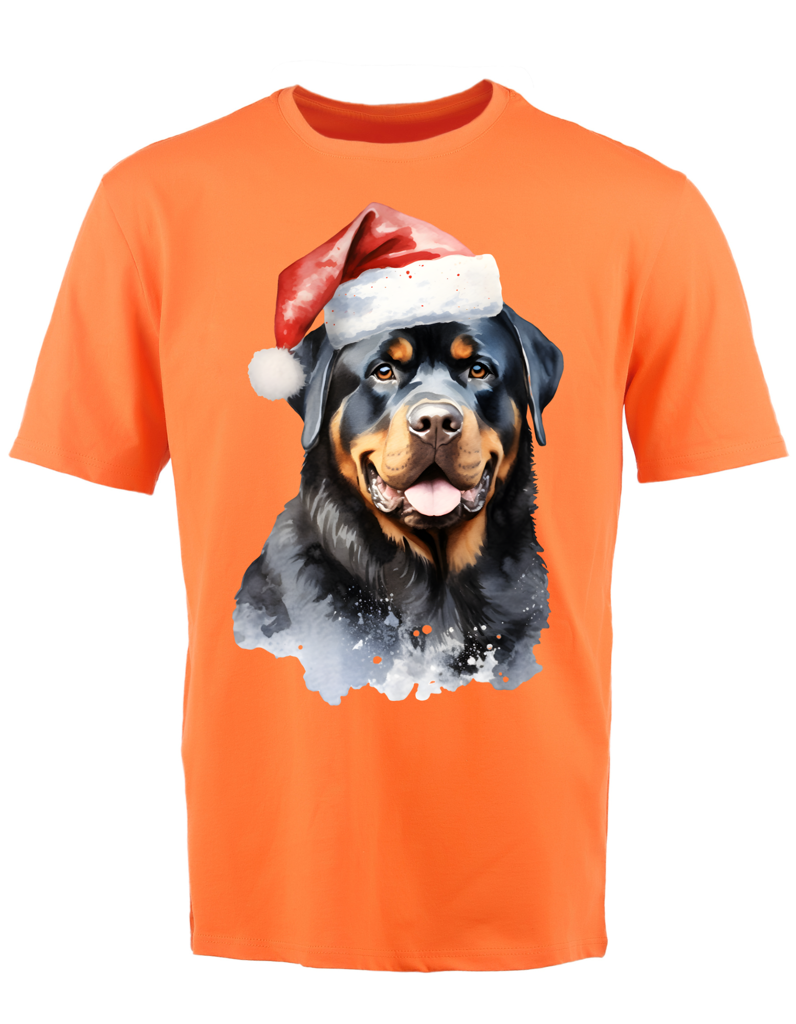Custom Printed Shirt: Christmas Rottweiler