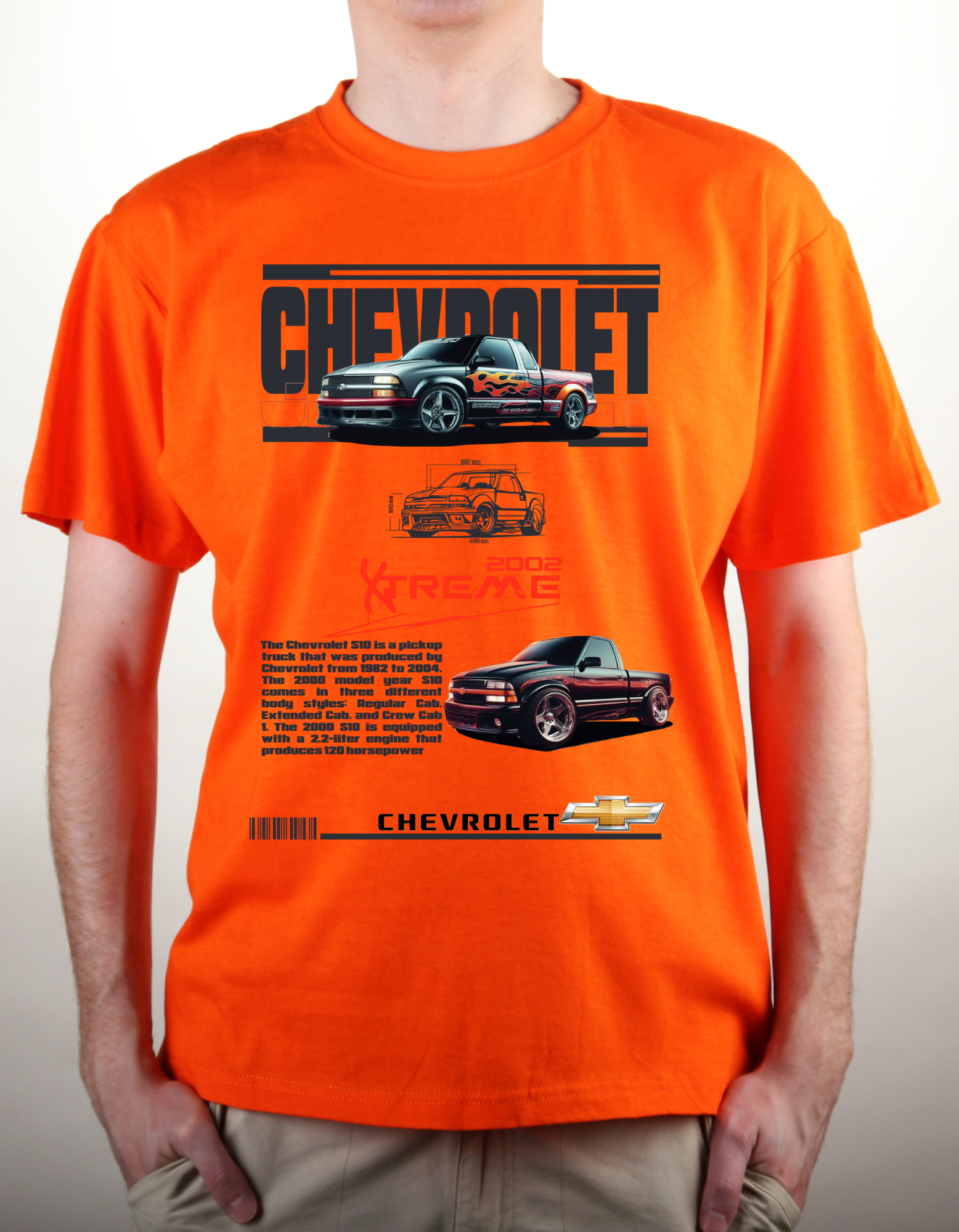 Custom Printed Shirts: Chevrolet Xtreme 2002