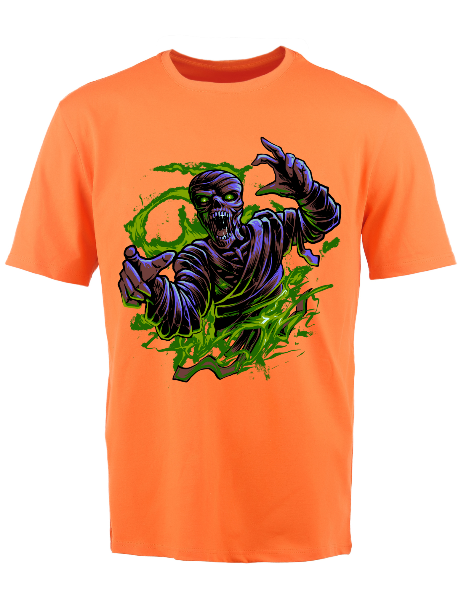Custom Printed Shirts: Halloween Mummy