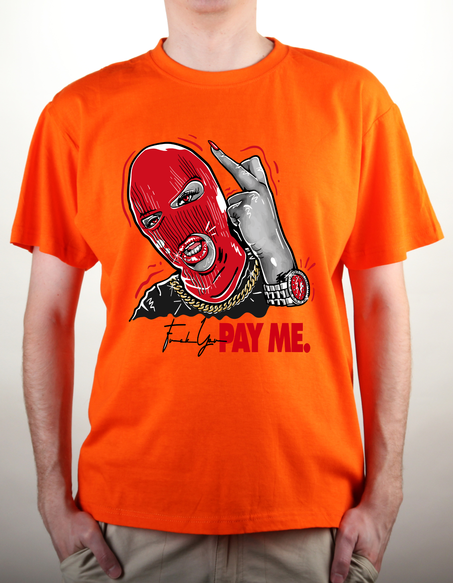 Custom Printed Shirts: Pay Me