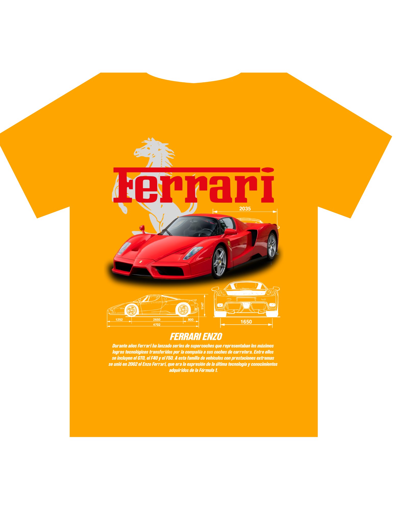 Custom Printed Shirts: Ferrari
