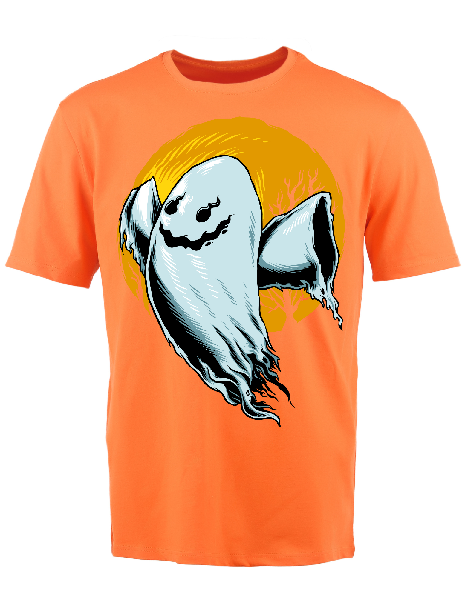 Custom Printed Shirts: Halloween Ghost