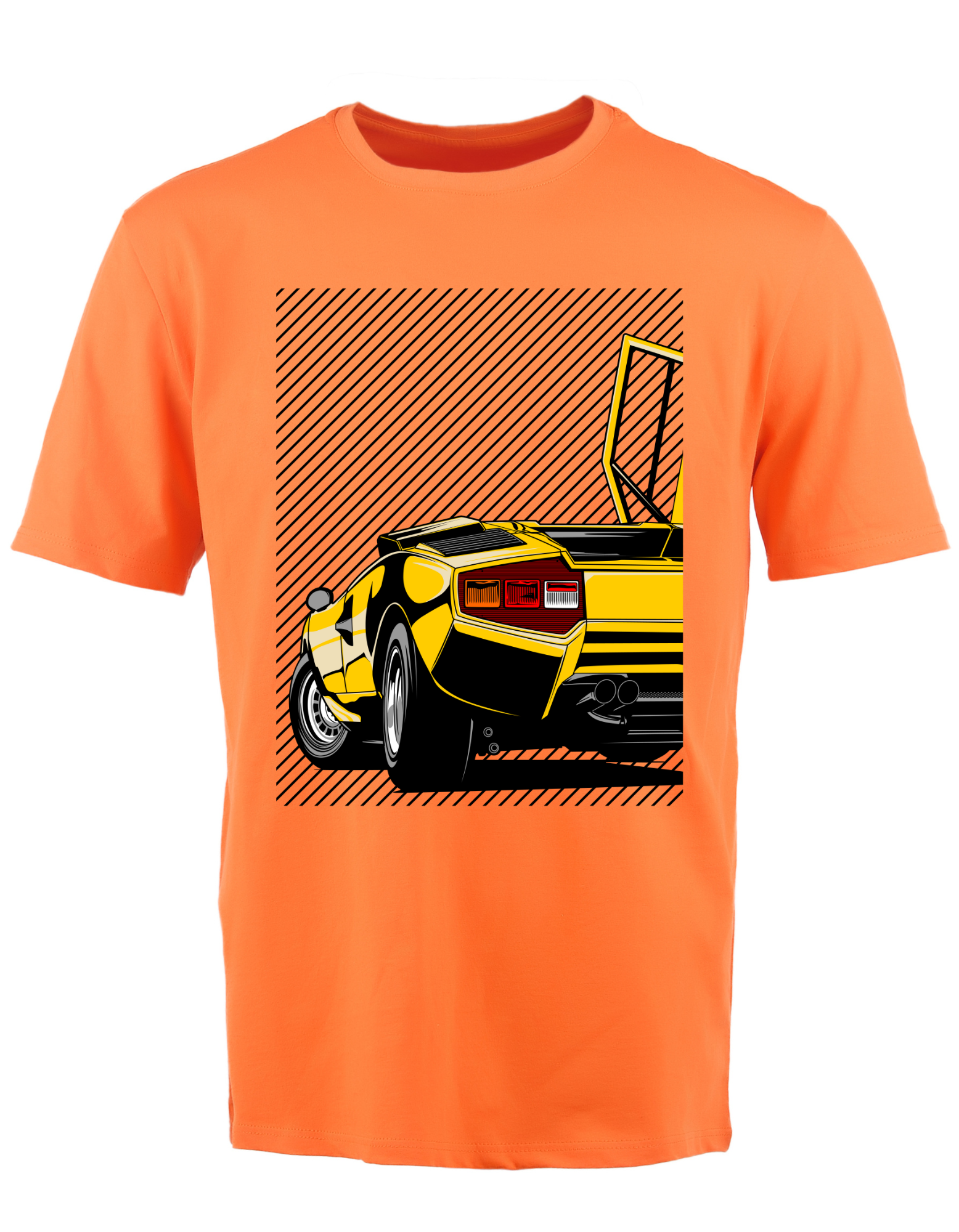 Custom Printed Shirts: Gold Lambo