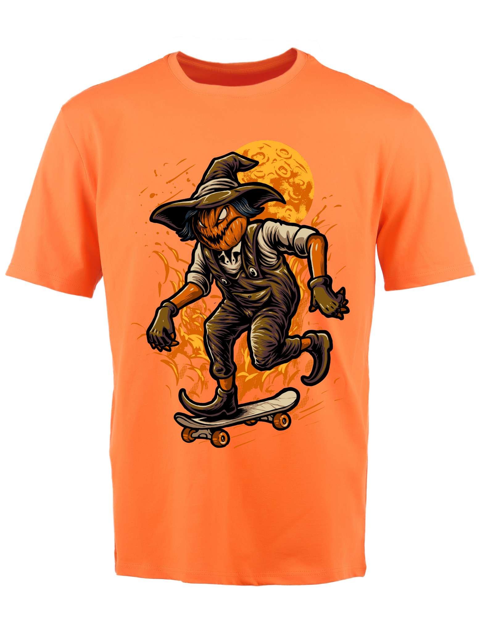 Custom Printed Shirts: Halloween Zombie Skater
