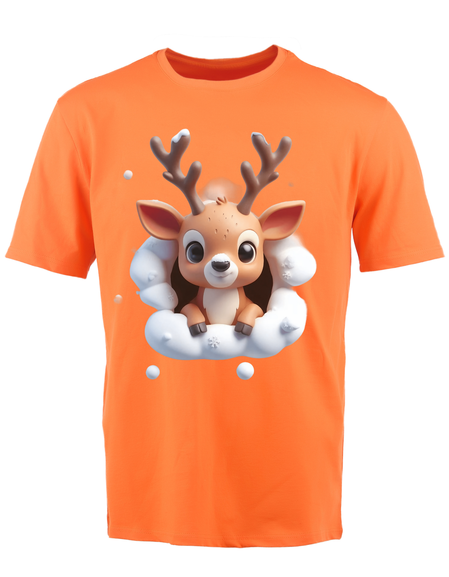 Custom Printed Shirt: Christmas Baby Deer