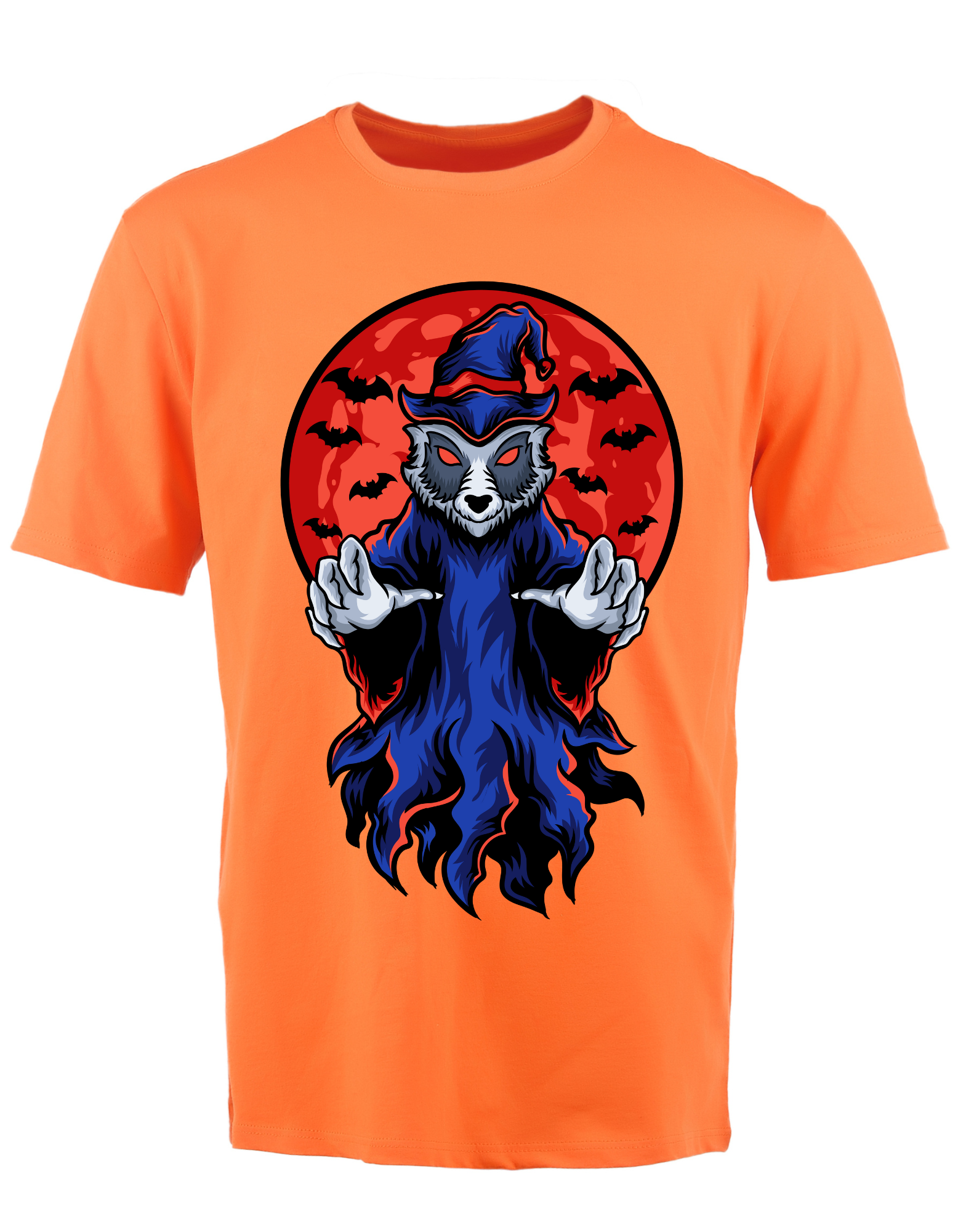 Custom Printed Shirts: Halloween Racoon Ghost