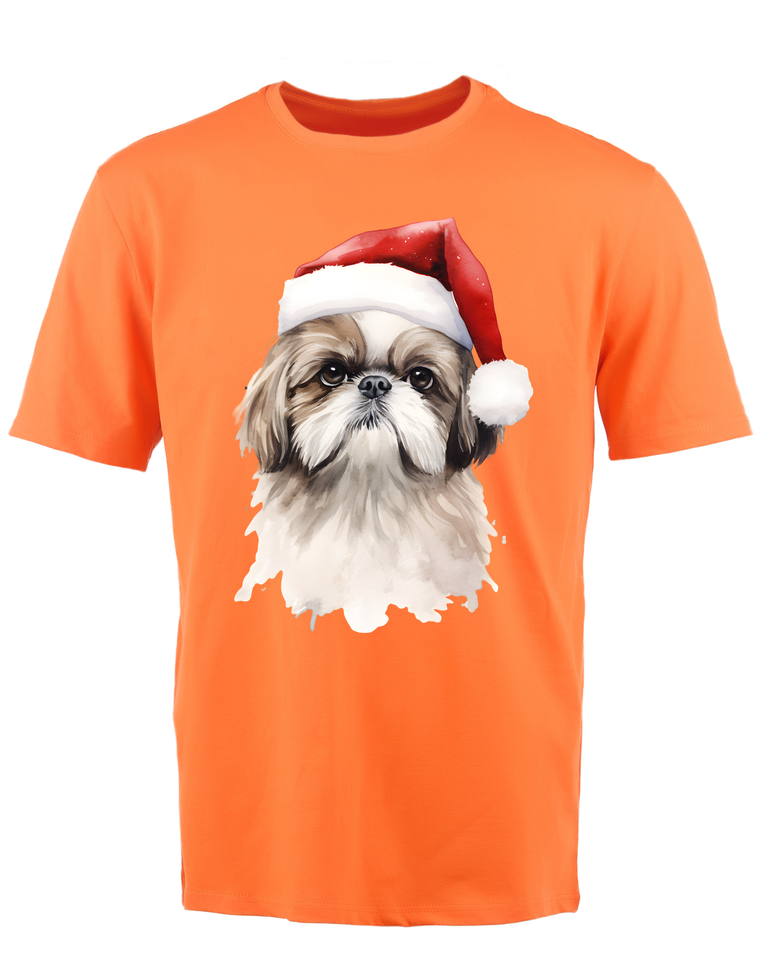 Custom Printed Shirt: Christmas Puff Dog