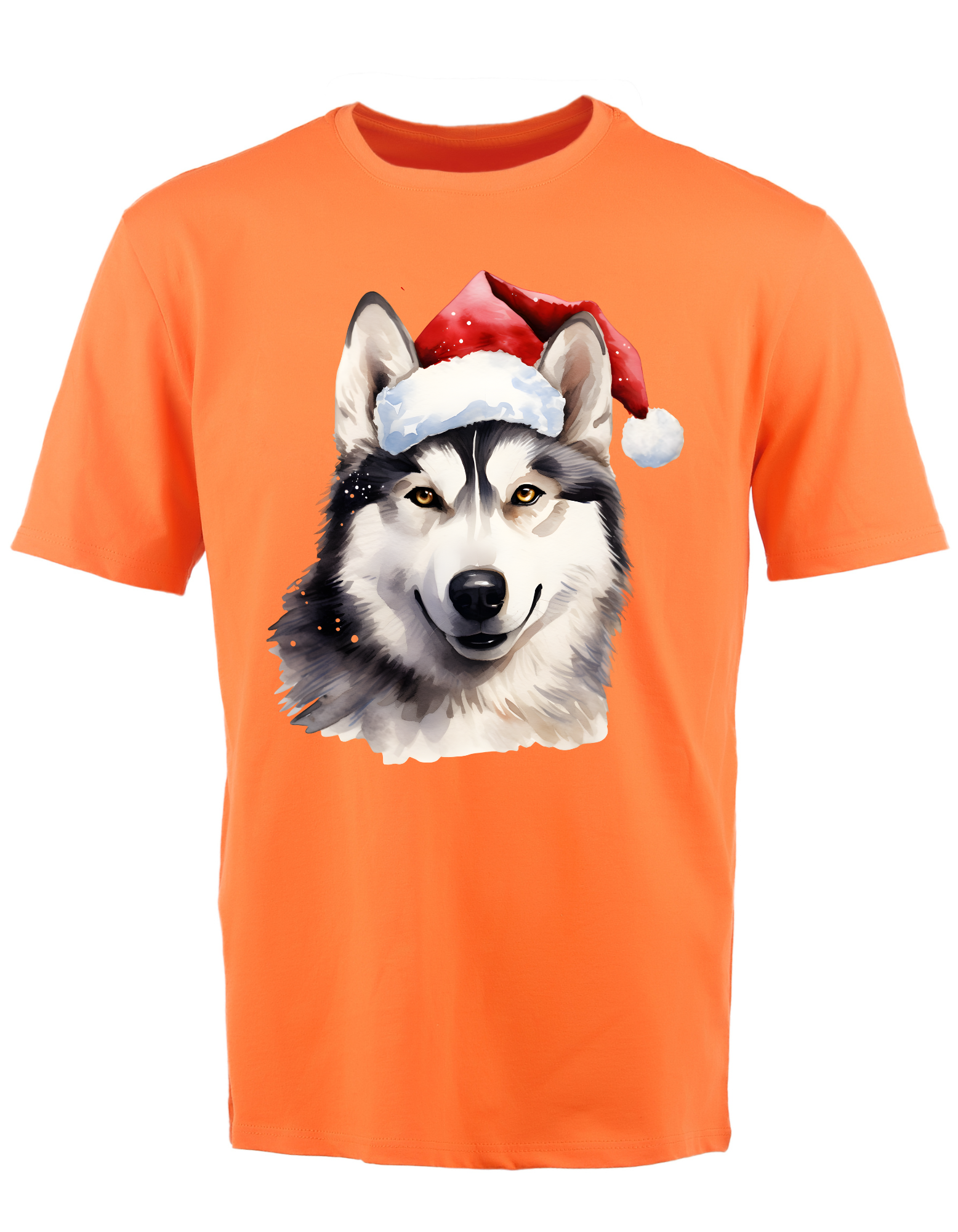 Custom Printed Shirt: Christmas Husky