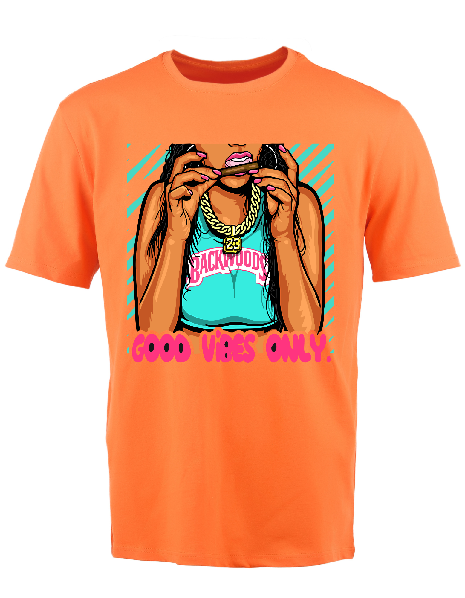 Custom Printed Shirts: Good Vibes Only