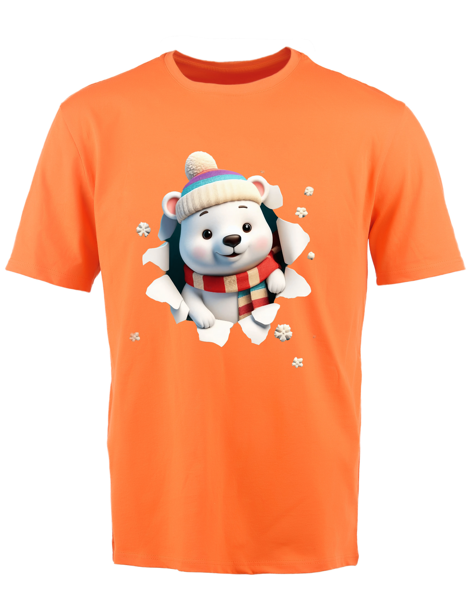 Custom Printed Shirt: Christmas Bear