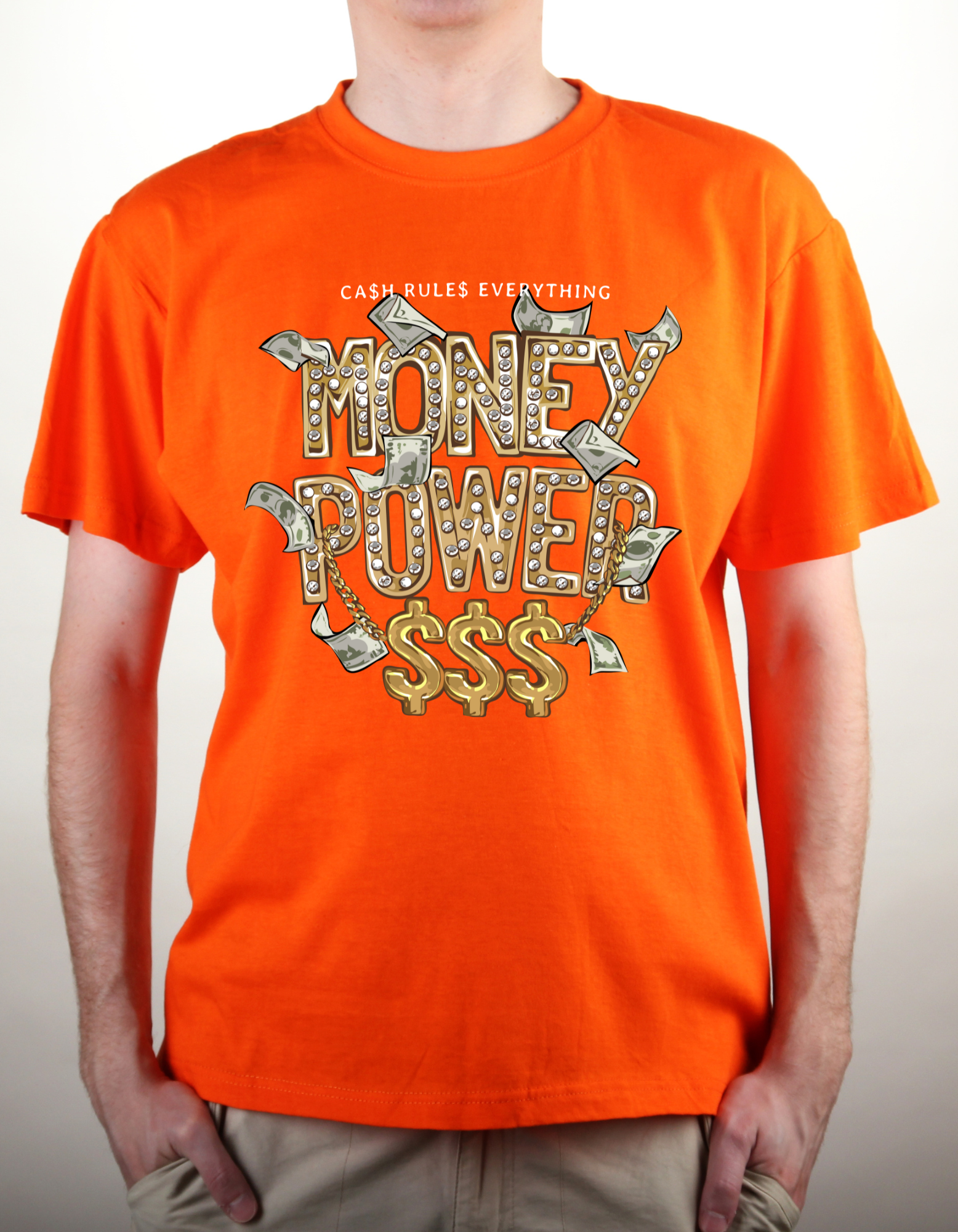 Custom Printed Shirts: Money Power