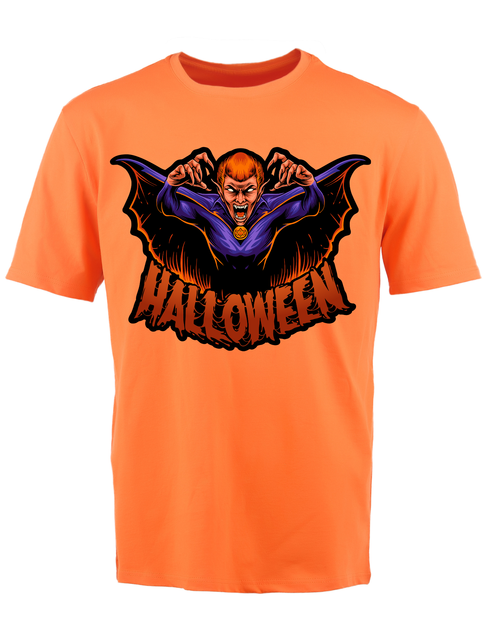 Custom Printed Shirts: Halloween Draculla